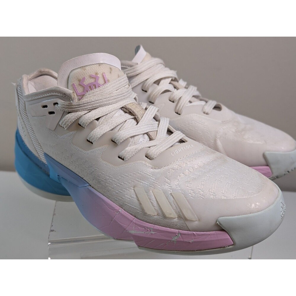 adidas D.O.N. Issue Basketball Shoes White Men's Size 6.5 sneakers shoes